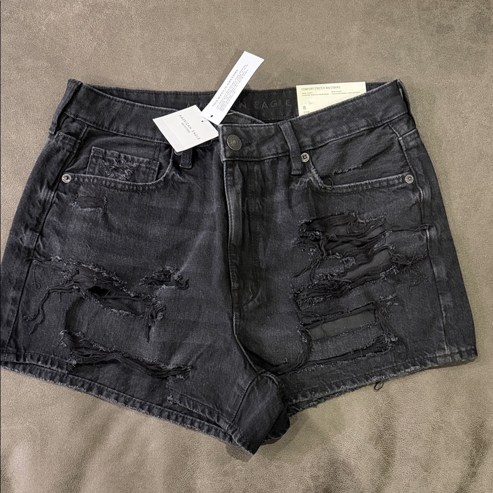 American Eagle Ripped Denim Shorts